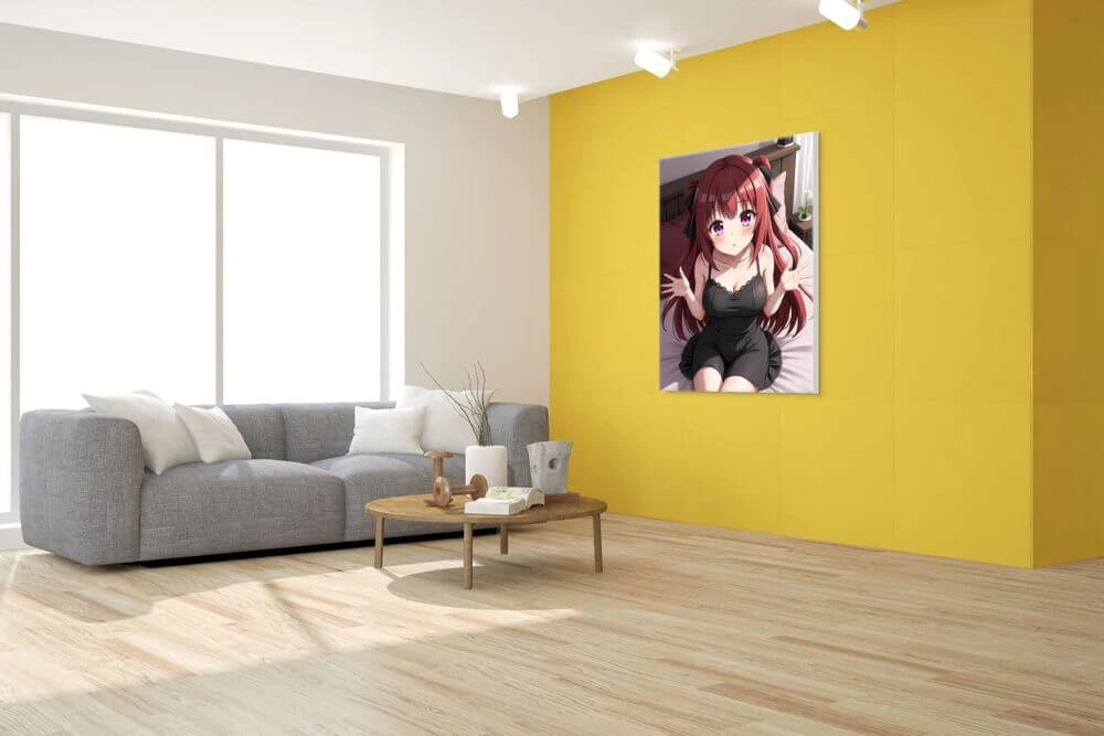 Anime Cute Girl, Erotic Anime Art, Fantasy Print Canvas, Bedroom Living Room Hotels HQ - Image 2
