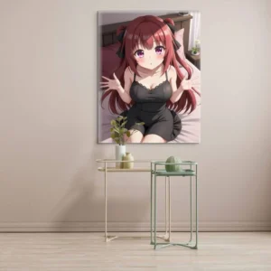 Anime Cute Girl, Erotic Anime Art, Fantasy Print Canvas, Bedroom Living Room Hotels HQ - Image 5