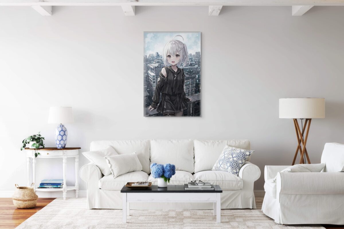 Anime Erotic Art ,Cyberpunk Wall Art, Anime Waifu Print Canvas, HQ - Image 2