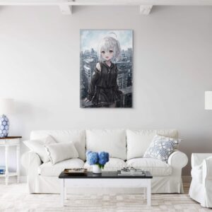 Anime Erotic Art ,Cyberpunk Wall Art, Anime Waifu Print Canvas, HQ - Image 2