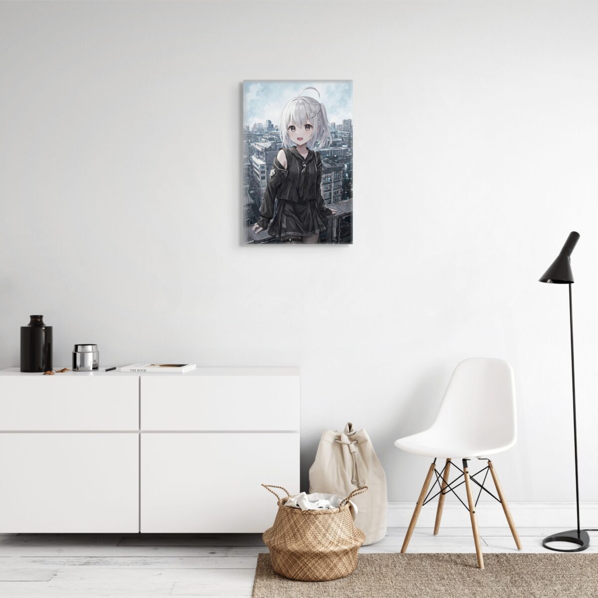 Anime Erotic Art ,Cyberpunk Wall Art, Anime Waifu Print Canvas, HQ - Image 3