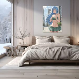 Anime Erotic Art, Waifu Erotic Wall Art, Fantasy Print Canvas, HQ - Image 3