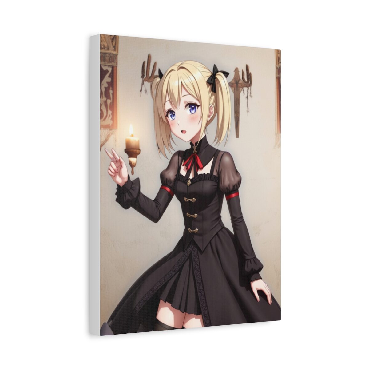 Anime Waifu Art, Anime Erotic Wall Art, Fantasy Gothic Print Canvas, HQ - Image 7