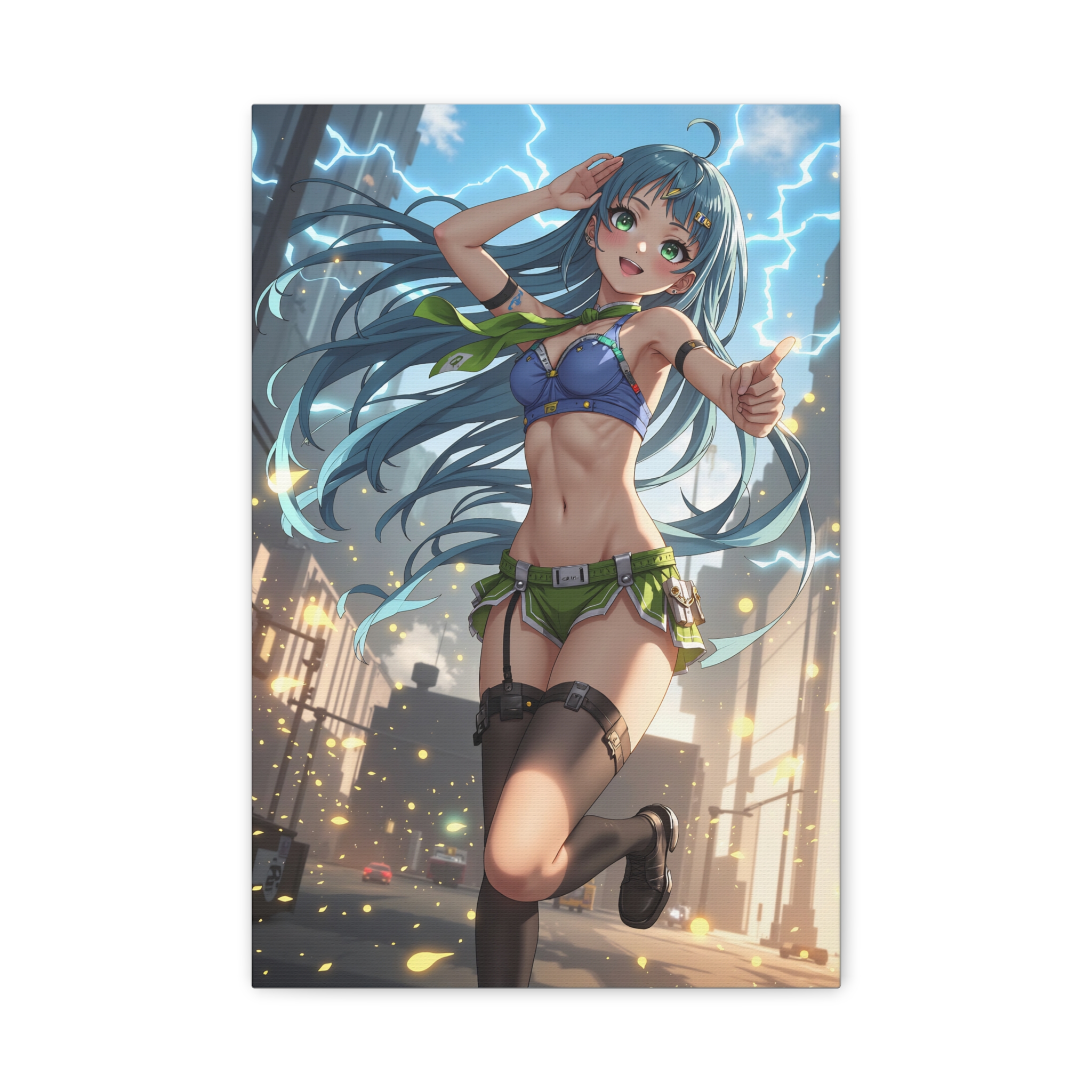 Anime Wall Art, Erotic Anime Art, Fantasy Print Canvas, HQ - Image 7