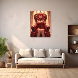 Anime Erotic Art, Waifu Wall Art, Fantasy Print Canvas, HQ - Image 2