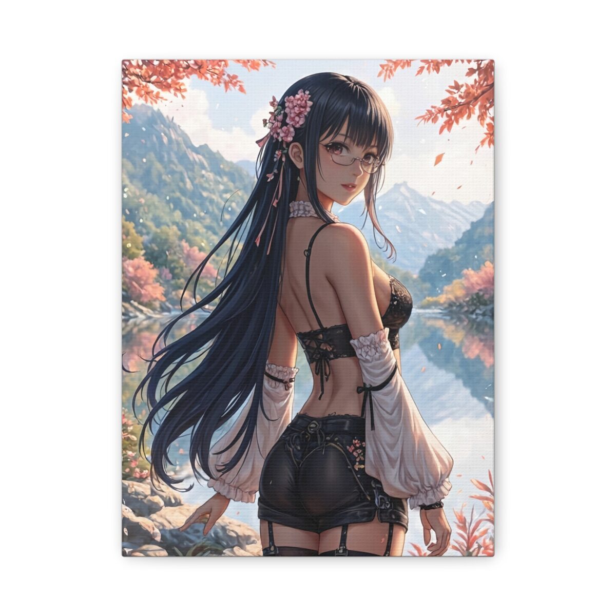 Anime Erotic Art, Japanese Inspired Print Canvas, Fantasy Gothic Art, HQ - Image 7