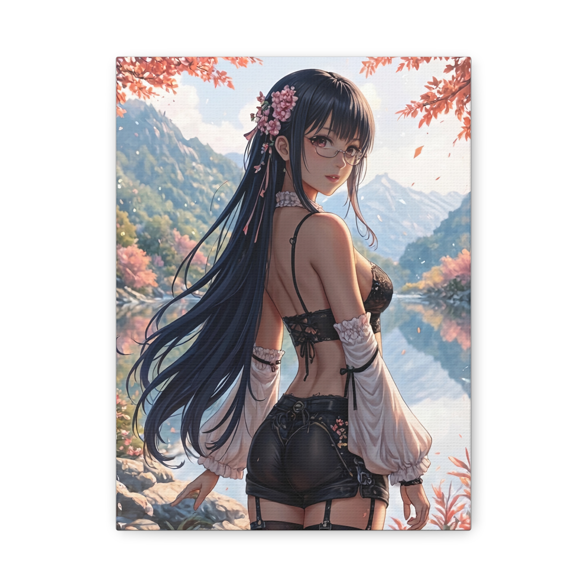 Anime Erotic Art, Japanese Inspired Print Canvas, Fantasy Gothic Art, HQ - Image 7
