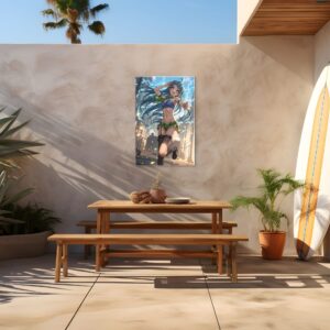 Anime Wall Art, Erotic Anime Art, Fantasy Print Canvas, HQ - Image 4