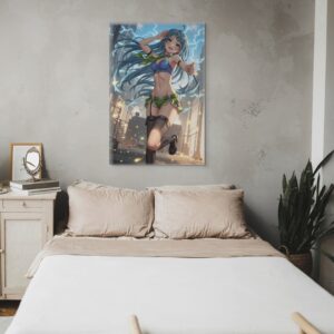 Anime Wall Art, Erotic Anime Art, Fantasy Print Canvas, HQ