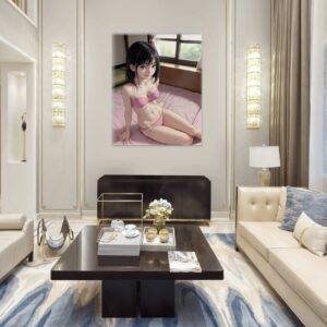Anime Erotic Art, Japanese Inspired Print Canvas, Fantasy Wall Art, HQ - Image 4