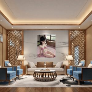 Anime Erotic Art, Japanese Inspired Print Canvas, Fantasy Wall Art, HQ - Image 3