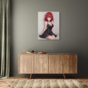 Anime Erotic Art, Waifu Print Canvas, Fantasy Wall Art, HQ - Image 4