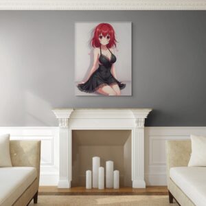 Anime Erotic Art, Waifu Print Canvas, Fantasy Wall Art, HQ - Image 3