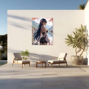 Anime Erotic Art, Japanese Inspired Print Canvas, Fantasy Gothic Art, HQ - Image 4