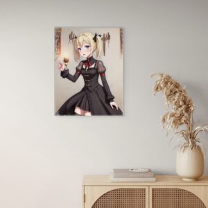 Anime Waifu Art, Anime Erotic Wall Art, Fantasy Gothic Print Canvas, HQ - Image 4