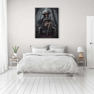 Anime Erotic Art, Dark Assassins Anime Girl, Fantasy Wall Art Print Canvas, HQ - Image 2