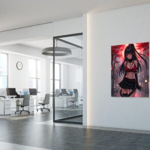 Anime Erotic Art, Dark Japanese Inspired Erotic Print Canvas, Fantasy Art, HQ - Image 4