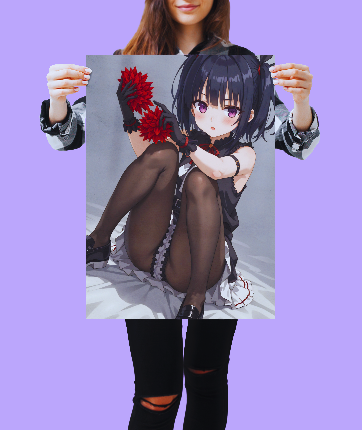 Anime Erotic Art, Waifu Japanese Girl, Matte Vertical Posters, Ultra Quality - Image 1