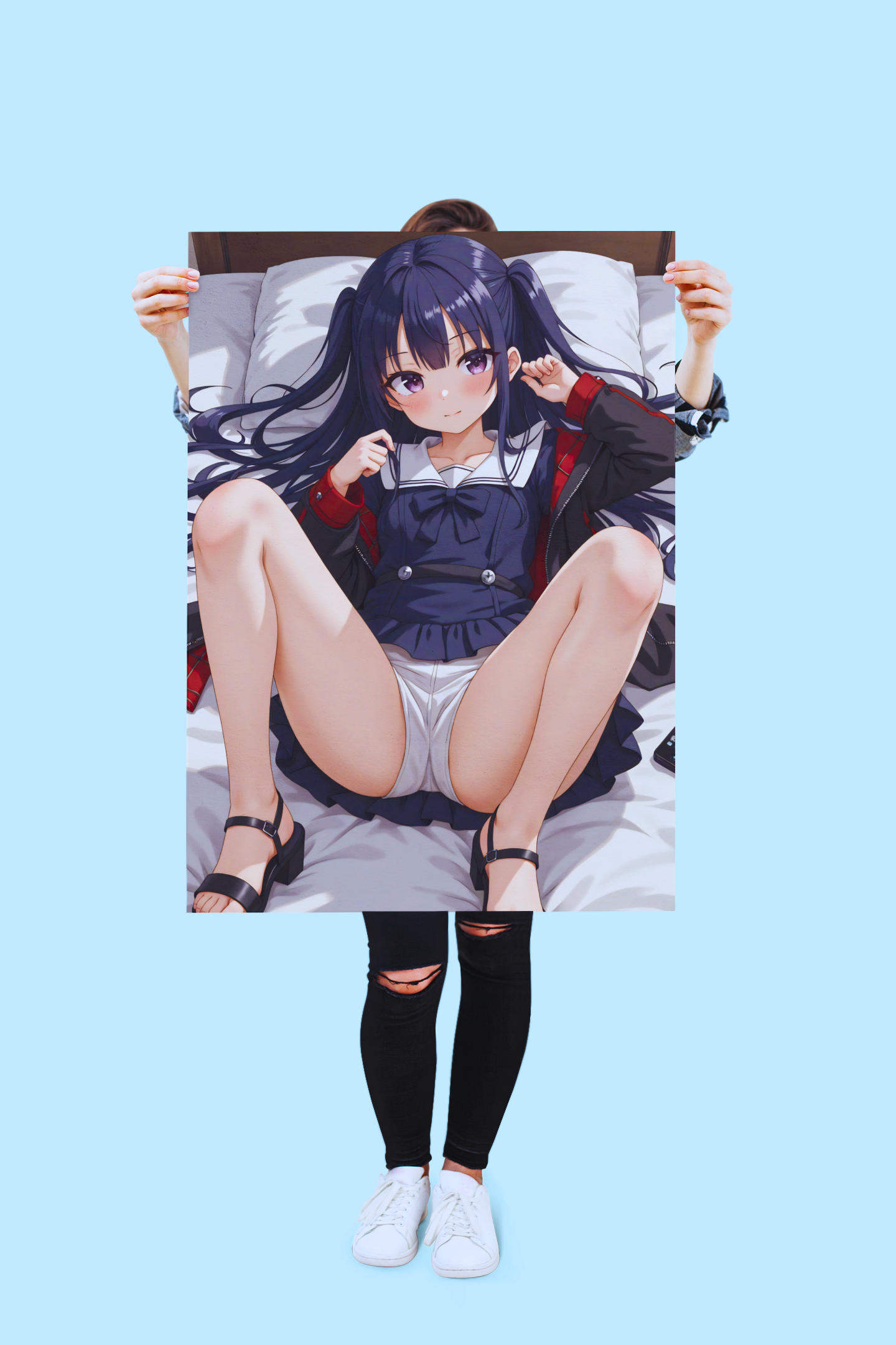 Anime Erotic Art, Japanese Inspired School-Girl, Matte Vertical Posters | Ultra Quality Poster - Image 1