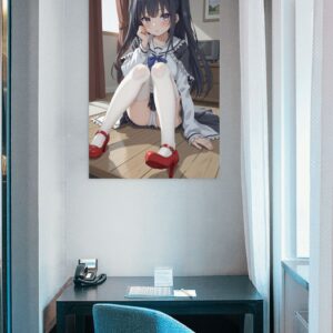 Anime Erotic Art, Japanese Inspired School-Girl, Matte Vertical Posters | Ultra Quality Poster - Image 2